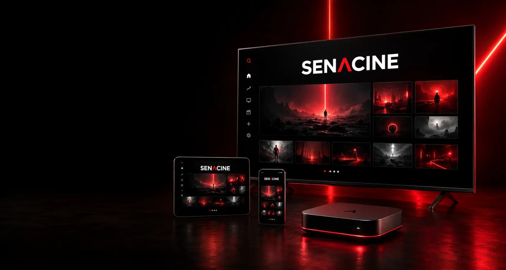 SenaCine em Smart TV, celular, tablet e TV Box